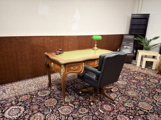 Scrivania antica francese Luigi XIV – bureau, Leather, Wood (photo 2 of 22)