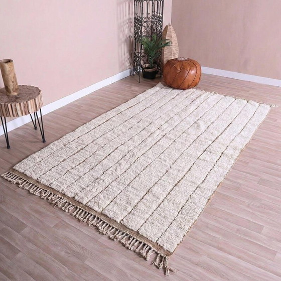 Tapis marocain tissé main artisanale traditionnelle taille 2/3,5 m – Aime Té, Wool (photo 5 of 6)