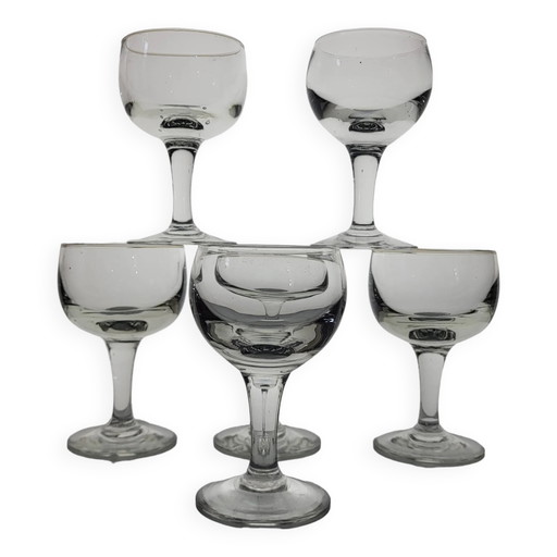 6 copas de vino de bistró