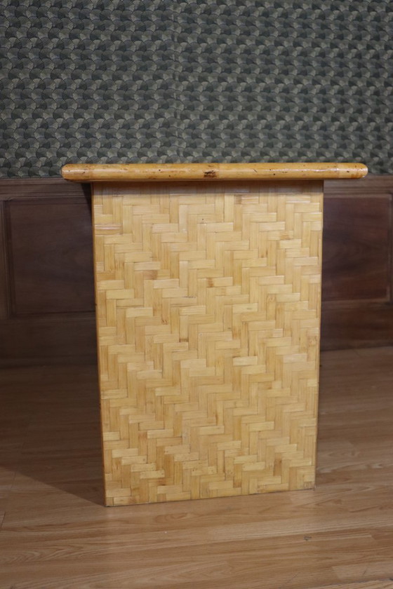 Image 1 of Rattan desk by Dal Vera Italy