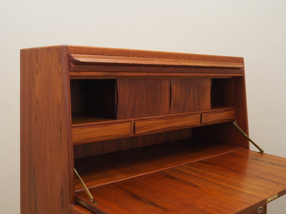 Image 1 of Secreter de teca, diseño danés, años 60, diseñador: Erling Torvits, fabricante: Klim Møbelfabrik