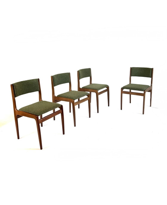 Image 1 of 4x restored Danish dining chair '60
