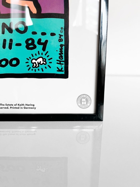 Image 1 of Vintage Keith Haring Milano print 1993 issued under license