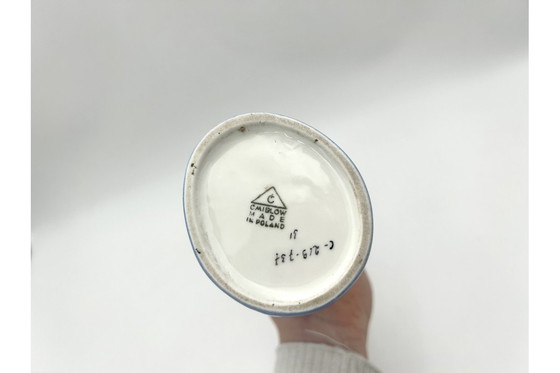 Image 1 of "Pikasiak" curly vase, Ćmielów, 1960s.