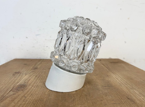 Image 1 of Applique murale vintage en porcelaine blanche, années 1970