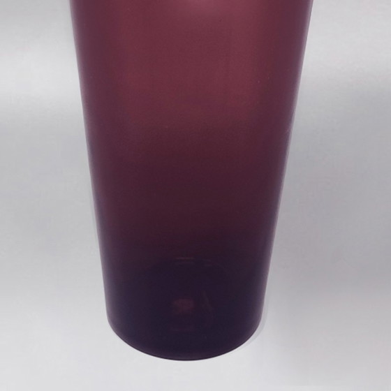 Image 1 of 1970s Gorgeous Purple Cocktail Shaker in Murano Glass. Made In Italy