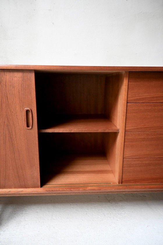 Credenza bassa vintage in teak Omer Lefèvre Utrecht 200 – Credenze, Legno (photo 11 of 15)
