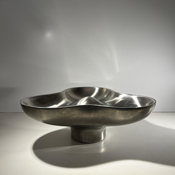 Tripartite Dish in Stainless Steel by Karim Rashid for Georg Jensen, Denmark, 1970s – Crockery, Metal (photo 13 of 13)