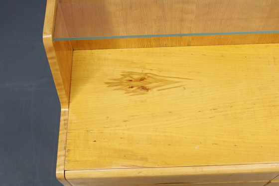 Image 1 of Cassettiera con ripiano in vetro, anni '60, Cecoslovacchia