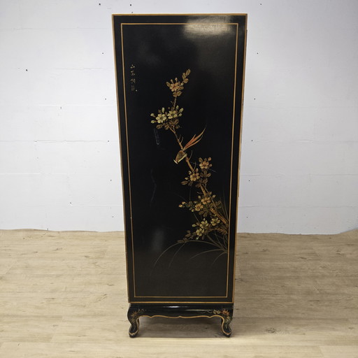 Vintage Chinese Closet Landscape Temples (Gold Leaf) Bohemian / Vintage Chinese Closet Landscape