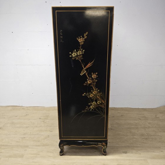 Image 1 of Paesaggio cinese d&#39;epoca con templi (foglia d&#39;oro) Paesaggio cinese d&#39;epoca con templi