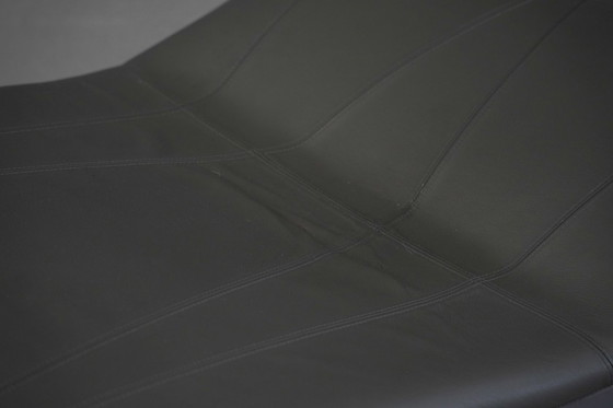 Image 1 of Donovan Grey Leather Chaiselongue By Giuseppe Vigano For Cattelan , Italy 2000’s