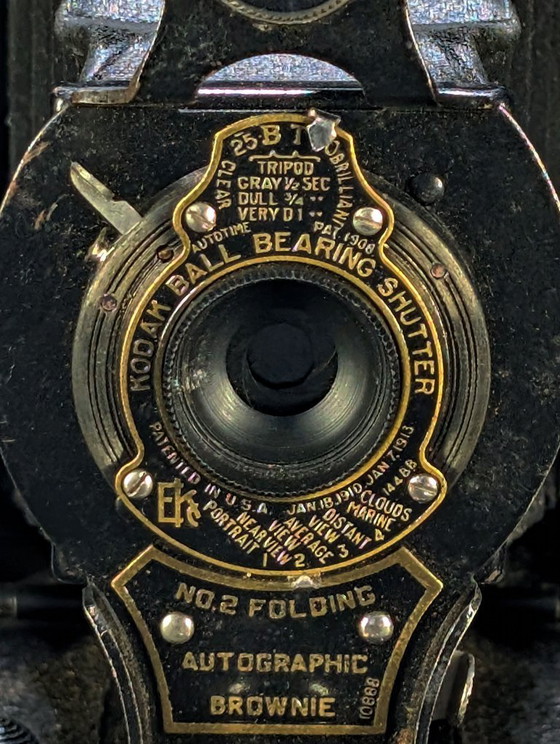 Image 1 of 📷 Kodak No.2 Folding Autographic Brownie (1920-1930)