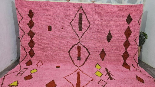 Large pink Berber wool rug 270/360cm – vloerkleden en tapijten (photo 2 of 7)