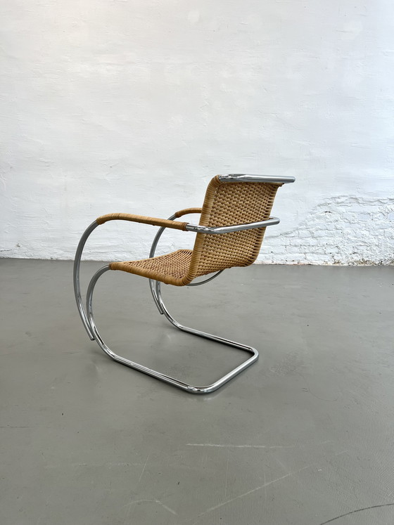 Image 1 of Thonet MR20 armchair Mies van der Rohe wickerwork 1960s S533 Bauhaus design