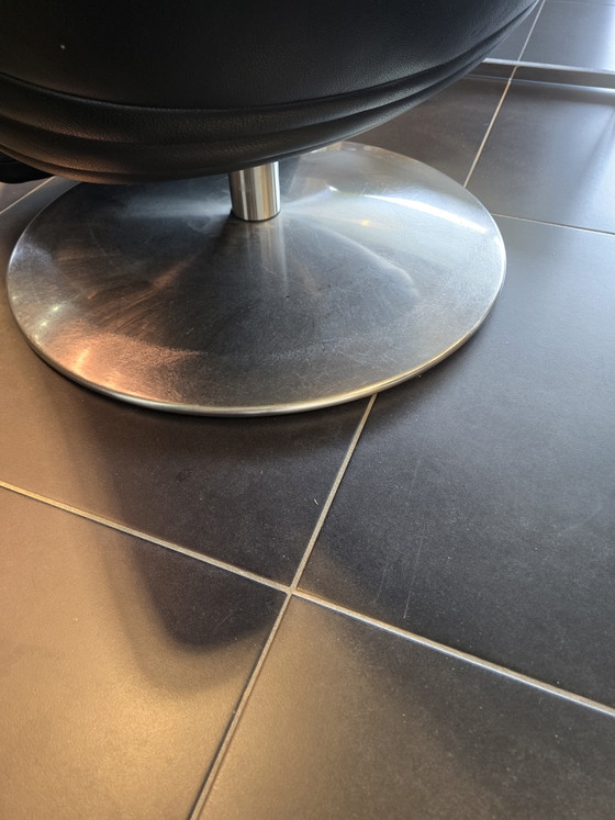 Jori Relax Leer Zwart – Verstelbare relaxstoel, Leather, Metal (photo 10 of 11)