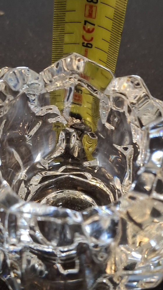 Image 1 of 2 portavelas de cristal Goebel con 24% de plomo.