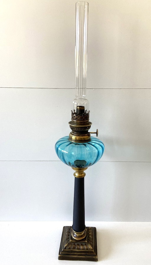 Lámpara de aceite antigua, Lámpara de aceite antigua, Estilo Imperio, Período Luis XVIII