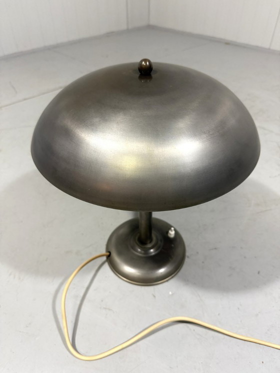 Image 1 of Lámpara de escritorio cromada, lámpara de mesa, 1930