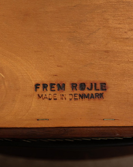 Ensemble de Salle à Manger Roundette Mid Century en Teck par Hans Olsen pour Frem Røjle, 1950s, Set de 5 (photo 25 of 25)