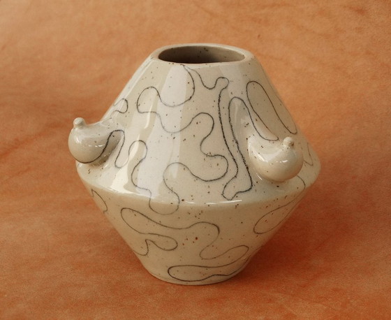 Image 1 of Erotisch keramiek, kunstenaarsvaas, gesigneerd, cerámica erótica, jarrón de artista