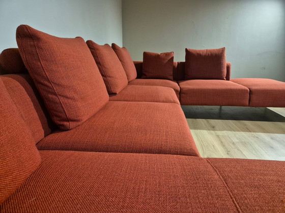 Image 1 of Flexlux Loano - Divano angolare a U - Rosso - Tessuto - Design