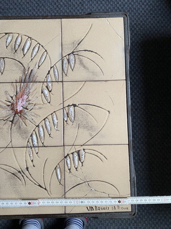 Image 1 of Vallauris la Roue coffee table (damaged)