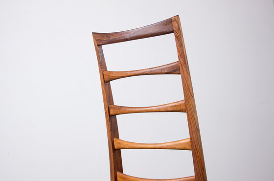 Image 1 of Set of 4 Danish rosewood Liz chairs by Niels Kofoed for Koefoeds Hornslet 1960.