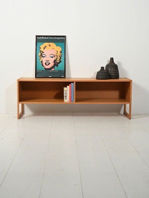 1960s oak TV stand by Arne Wahl Iversen