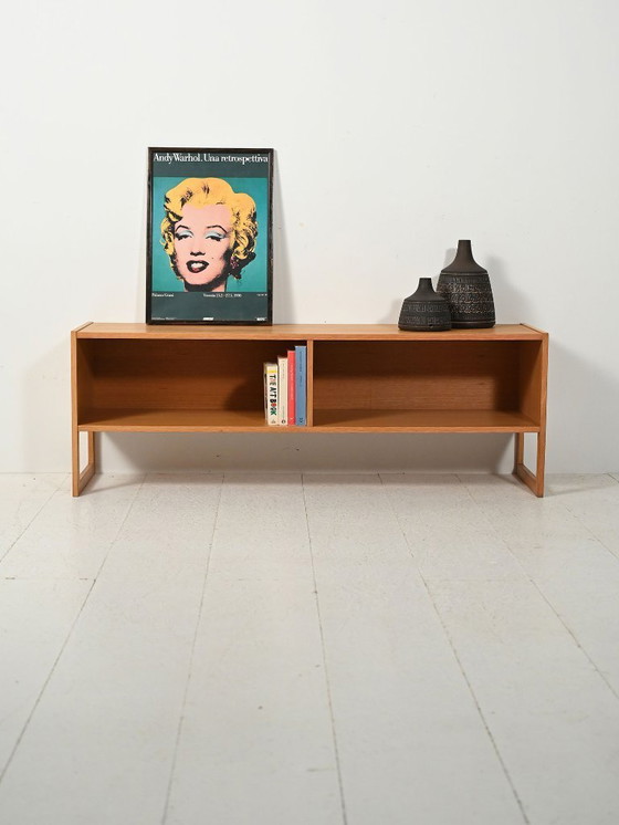 Image 1 of 1960s oak TV stand by Arne Wahl Iversen