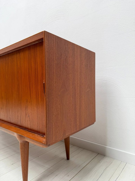 Image 1 of Vintage Gunni Omann Model 18 Teak Sideboard for Omann Jun, Danish Mid-Century Modern, 1960s