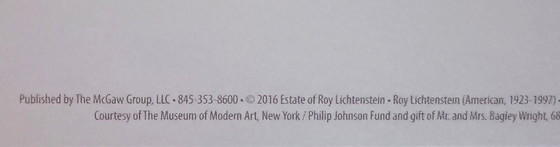 Image 1 of Roy Lichtenstein: "Drowning Girl".