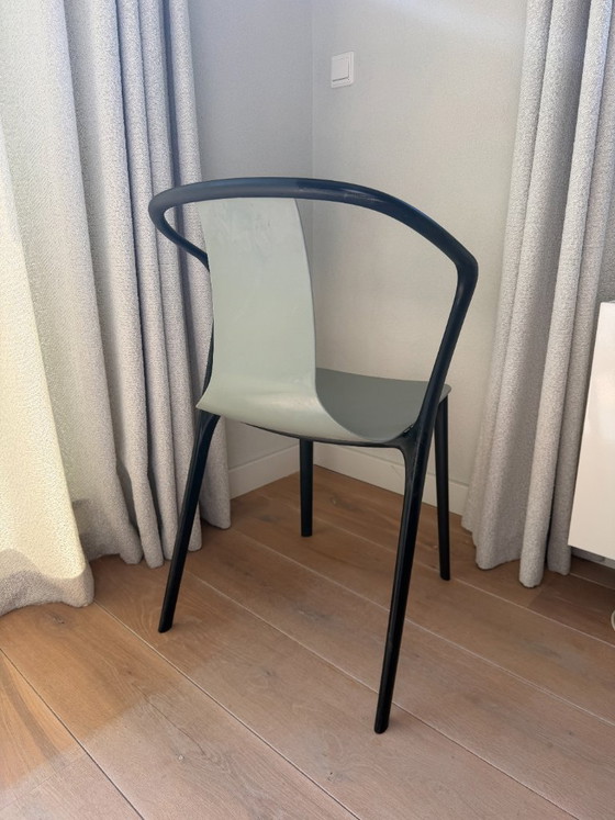 Image 1 of Set 2 Belleville Armchair moss gray Vitra Bouroullec