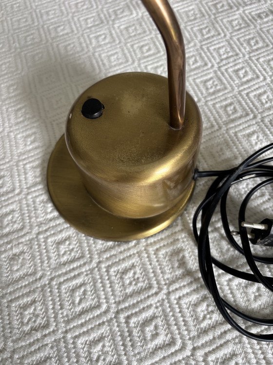 Image 1 of Vrieland gelede messing bureaulamp