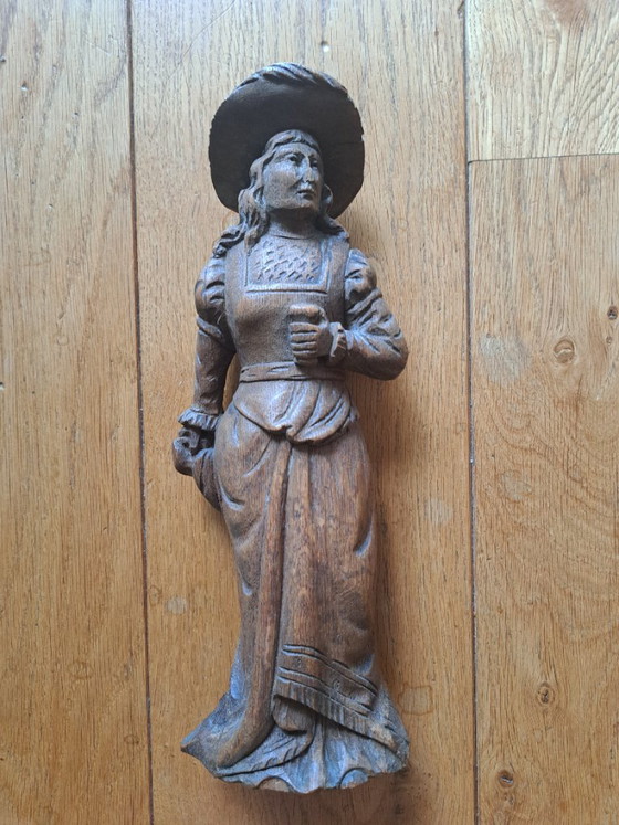 Sculpture en bois - H 30 cm – Wood (photo 5 of 5)