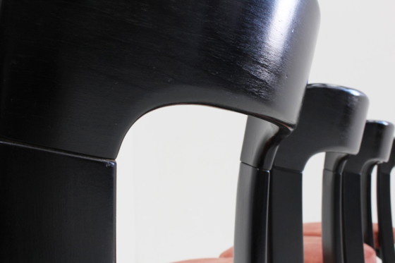 Image 1 of Vintage Bruno Rey dining chairs for Dietiker Switzerland 1970s, set of 6