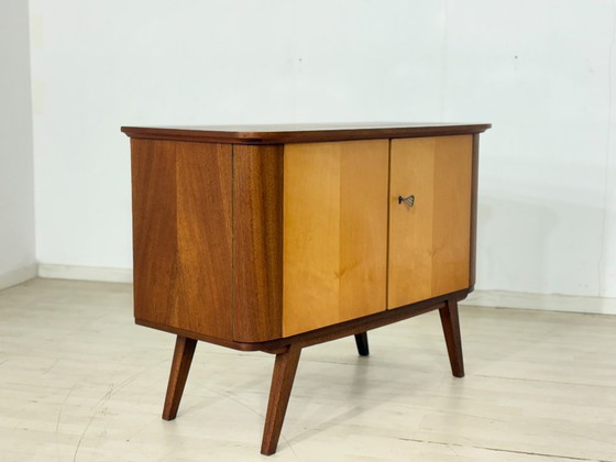Image 1 of Commode/dressoir/vintage barkast uit het midden van de 20e eeuw – jaren 60
