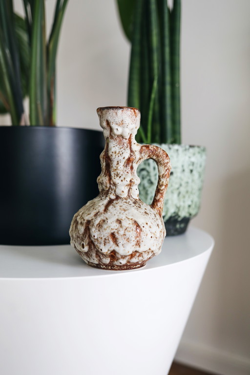 Retro vase fat lava jug ceramic 60s 70s