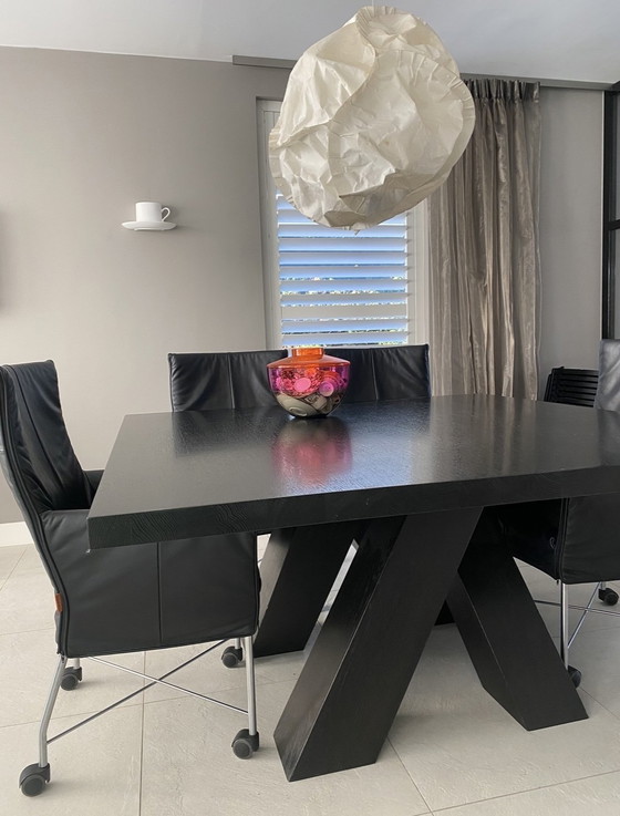 Image 1 of Tavolo Birdman Metro in rovere nero (riunione?)