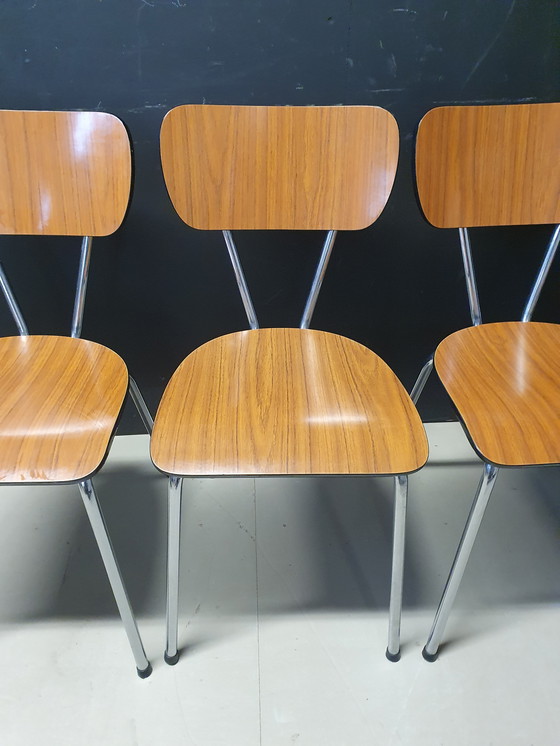 Image 1 of 1970 Vintage Formica Table With Chairs Dining Room Set