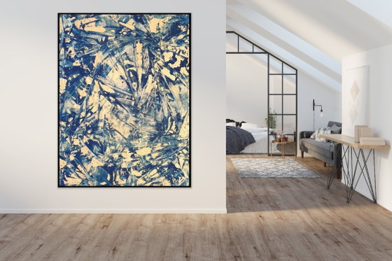 Jürgen Angeler - Golden Butterfly Effect – Pinturas y dibujos, Lienzo (photo 12 of 16)