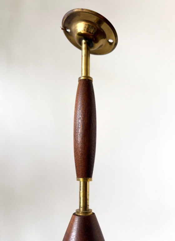 Image 1 of Vintage retro Britse hanglamp/plafondlamp uit de jaren 60