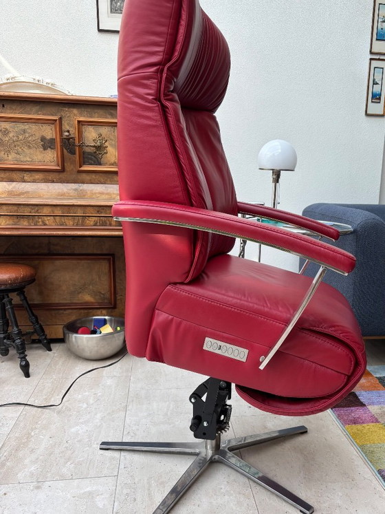 Sta- op stoel/ relaxstoel – Prominent, Verstelbare relaxstoel, Leather, Metal (photo 3 of 7)