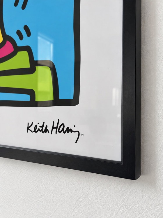 Keith Haring ‘Untitled (DJ)’ Stampa, Incorniciata – Kieth Haring Foundation, Decorazioni murali, Mdf, Paper (photo 3 of 5)