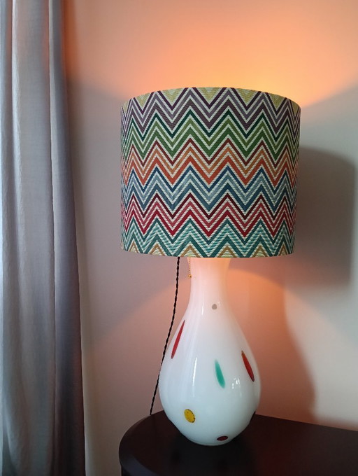 Dino Martens lamp for Aureliano Toso including shade