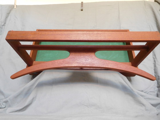 Image 1 of Danish folding sideboard/ coat rack by Hoff & Østergaard for Virum Møbelsnedkeri