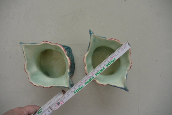 Image 1 of Thulin Pottery - 2 Vazen - #288 - Earthenware - Pair of Art Deco Vases