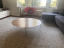 Montis Couchtisch aus Feuerstein, Eiche natur.