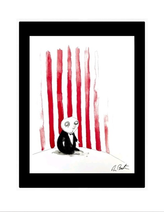 Image 1 of Tim Burton – Penguin Boy – Stampa ufficiale, firmata in edizione limitata – 20x30 cm