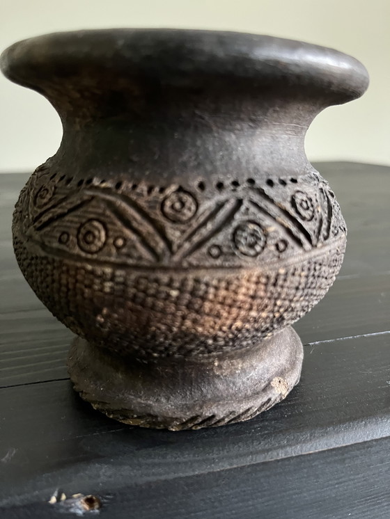 Image 1 of Antique Small Earthenware Vase